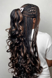 [ቦሆ በ ከርል ፍሪዝ] Boho with French curl (3 piece)